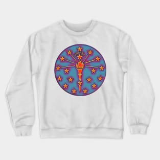 Flag of Indiana Crewneck Sweatshirt